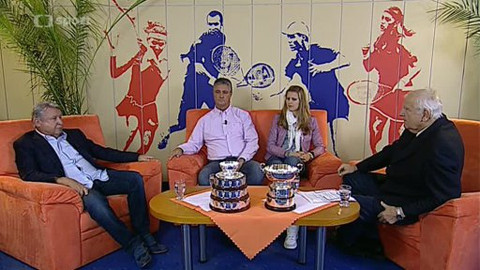Téma pro hosty ČT sport - Lucie Šafářová, Jaroslav Navrátil a Miroslav Černošek