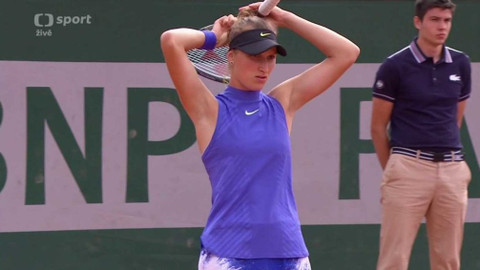 French Open 2017 - Markéta Vondroušová - Amandine Hesseová