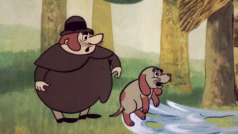 O hajném Robátkovi a jelenu Větrníkovi - 13/13 Jak se pan Kotrč odkutálel