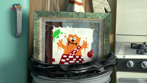 Méďa a lumíci - Umělecké plátno