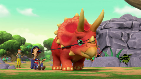 Tlapková patrola - Dino záchrana: Tlapky zachraňují nemocného dinosaura / Dino záchrana: Tlapky zachraňují splašeného triceratopse