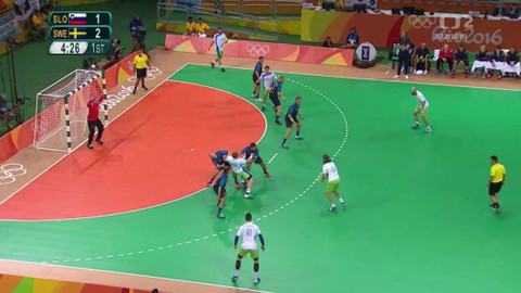 XXXI. letní olympijské hry 2016 Rio de Janeiro - Házená: Slovensko - Švédsko (muži)