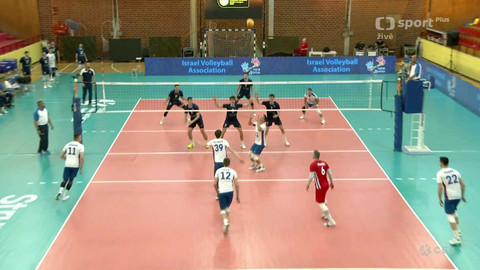 Zlatá evropská volejbalová liga - Izrael - Česko