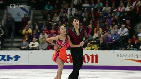 MS v krasobruslení 2013 Kanada - Krátký program sportovních dvojic