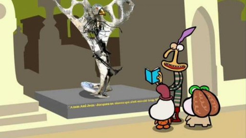 Minuta v muzeu - Náhrobek