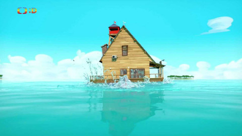 Méďa a lumíci - Vodní srub