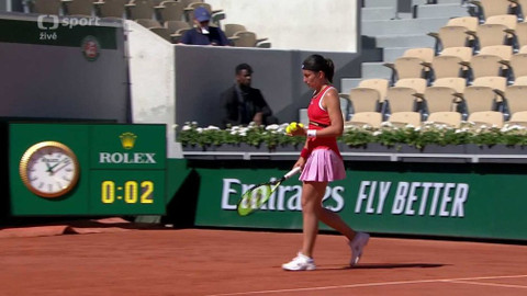 Roland Garros 2019 - Markéta Vondroušová - Anastasija Sevastovová