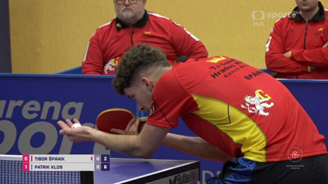 Extraliga stolního tenisu - TJ Sokol PP Hradec Králové - TJ Ostrava KST