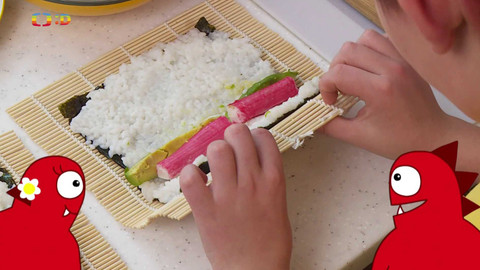 Draci v hrnci - Maxík draky učí, jak připravit sushi