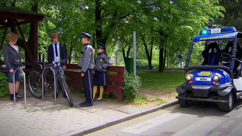 Dětská dopravní policie - Kolo z titanových rámů