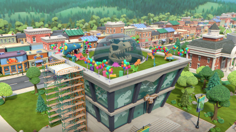 Rubble a jeho parta - Parta staví obchod se Smoothie/ Parta připravuje na střeše Dino-oslavu!