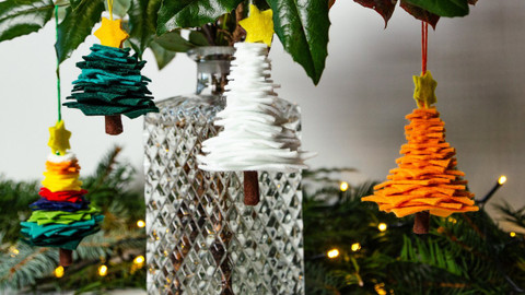 Déčko dílna - Stromeček z filcu