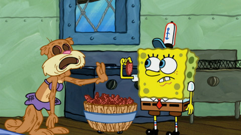 SpongeBob v kalhotách - Někdo je v kuchyni se Sandy / Kdo ovládá koho?