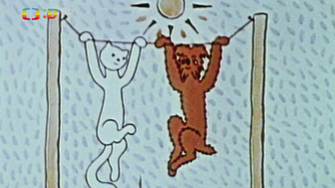 O pejskovi a kočičce - Jak pejsek a kočička myli podlahu