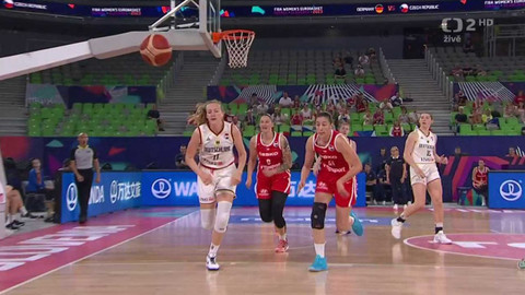 Mistrovství Evropy v basketbalu žen 2023 - Německo - Česko