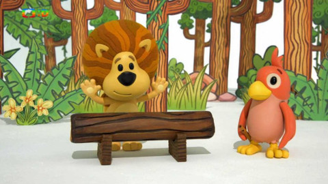 Rá Rá, hlasitý lvíček - Rá Rá a džunglová tělocvična