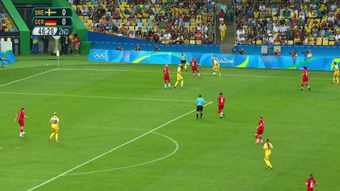 XXXI. letní olympijské hry 2016 Rio de Janeiro - Fotbal: Švédsko - Německo (ženy)
