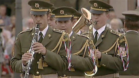 Defilé vojenských hudeb - Defilé 2007