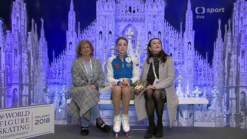 MS v krasobruslení 2018 Itálie - Volné jízdy žen