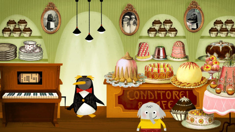 Muzisloni - V malé cukrárně