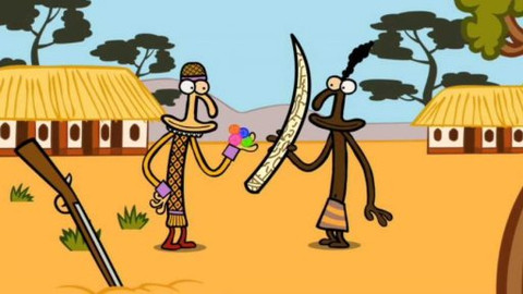 Minuta v muzeu - Vyřezávaný kel