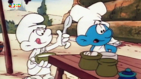 Šmoulové - Mrzutý pomník/Mlsounova velepiza