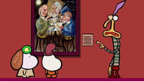 Minuta v muzeu - Váleční invalidé hrající karty