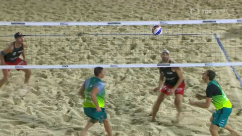MS v plážovém volejbalu 2023 Mexiko - Mol / Sorum (NOR) - Perušič / Schweiner (CZE)