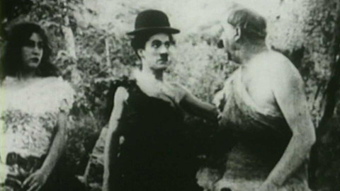 Grotesky - Chaplin v pravěku