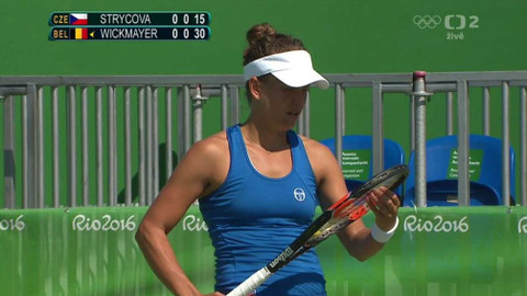 XXXI. letní olympijské hry 2016 Rio de Janeiro - Tenis: Strýcová - Wickmayerová