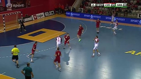 Házená - Česko - Srbsko