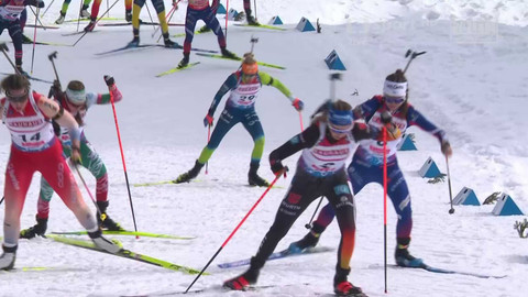 MS v biatlonu 2025 Švýcarsko - Závod žen na 12,5 km s hromadným startem