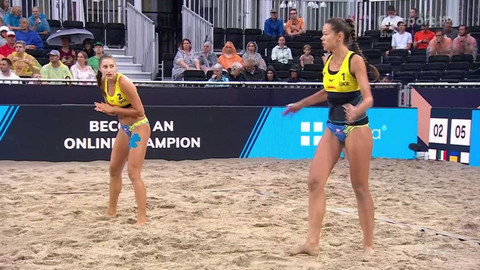 ME v plážovém volejbalu 2024 Nizozemsko - Itálie - Ukrajina