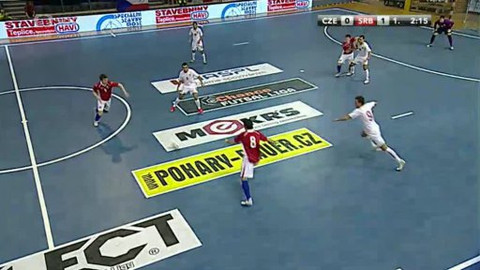 Futsal - Česko - Srbsko