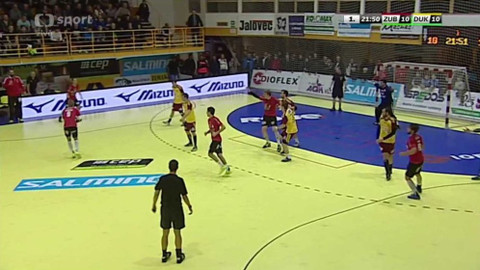 Házená - HC ROBE Zubří - HC Dukla Praha