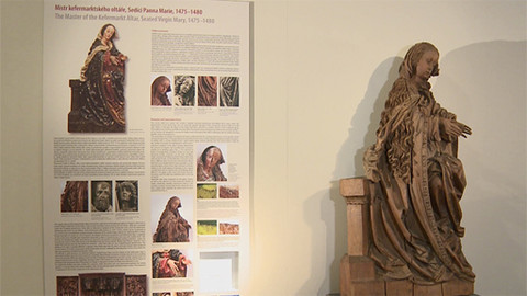 Národní galerie v Praze nikdy nezavírá - Socha sedící Panny Marie