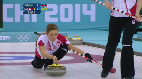 XXII. zimní olympijské hry 2014 Soči - Curling: Švédsko-Kanada - finále (ženy)