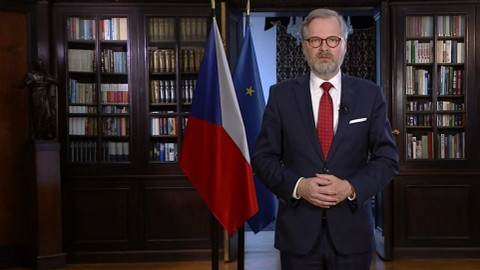 90’ ČT24 - Projev premiéra k národu v nelehké době