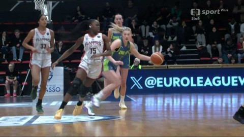 Evropská liga v basketbalu - Flammes Carolo Basket - ZVVZ USK Praha