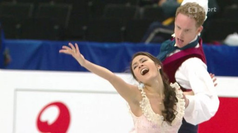 MS v krasobruslení 2014 Japonsko - Taneční páry - volné jízdy