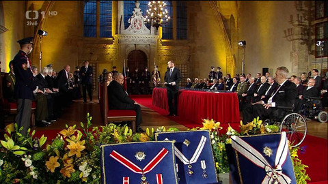 Předávání státních vyznamenání prezidentem republiky - 7. března 2022