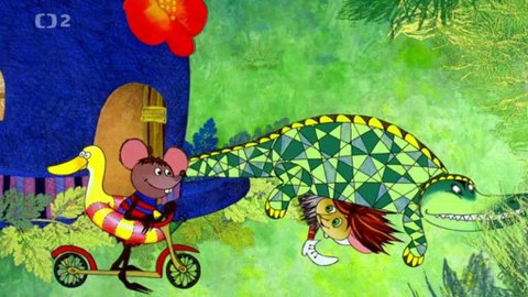 O skřítku Racochejlovi - Jak vystrašil žabáka