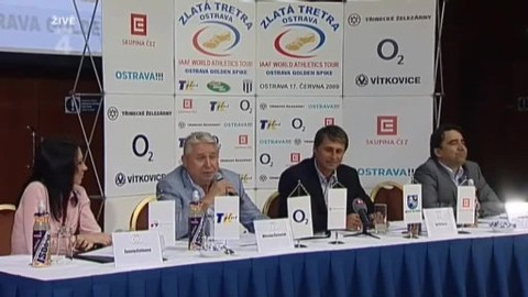 Atletika - Tisková konference ke Zlaté tretře 2009
