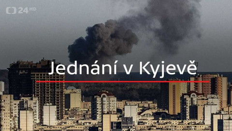 90’ ČT24 - Česká vláda jedná v Kyjevě