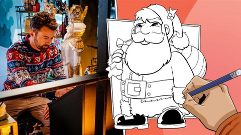 Kreslíme s Willem - 20/40 Santa Claus