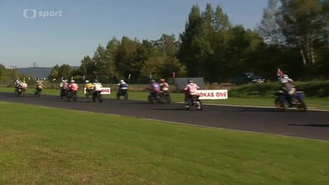 Motocyklové závody - MM ČR Supermoto 2013 Cheb