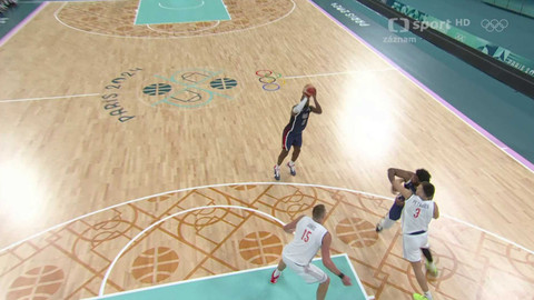 XXXIII. letní olympijské hry 2024 Paříž - Basketbal: USA - Srbsko