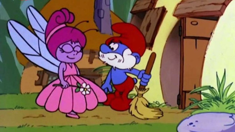 Šmoulové - Taťka Šmoula se žení