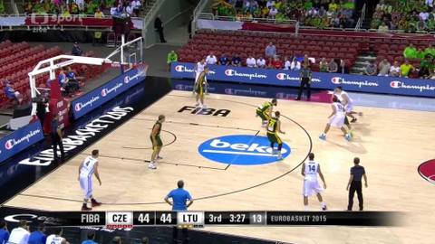 ME v basketbalu 2015 Francie - Česko - Litva