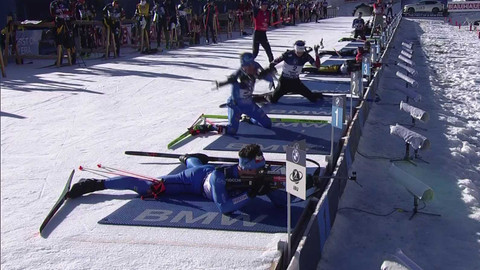 Světový pohár v biatlonu - SP Rakousko - nástřel